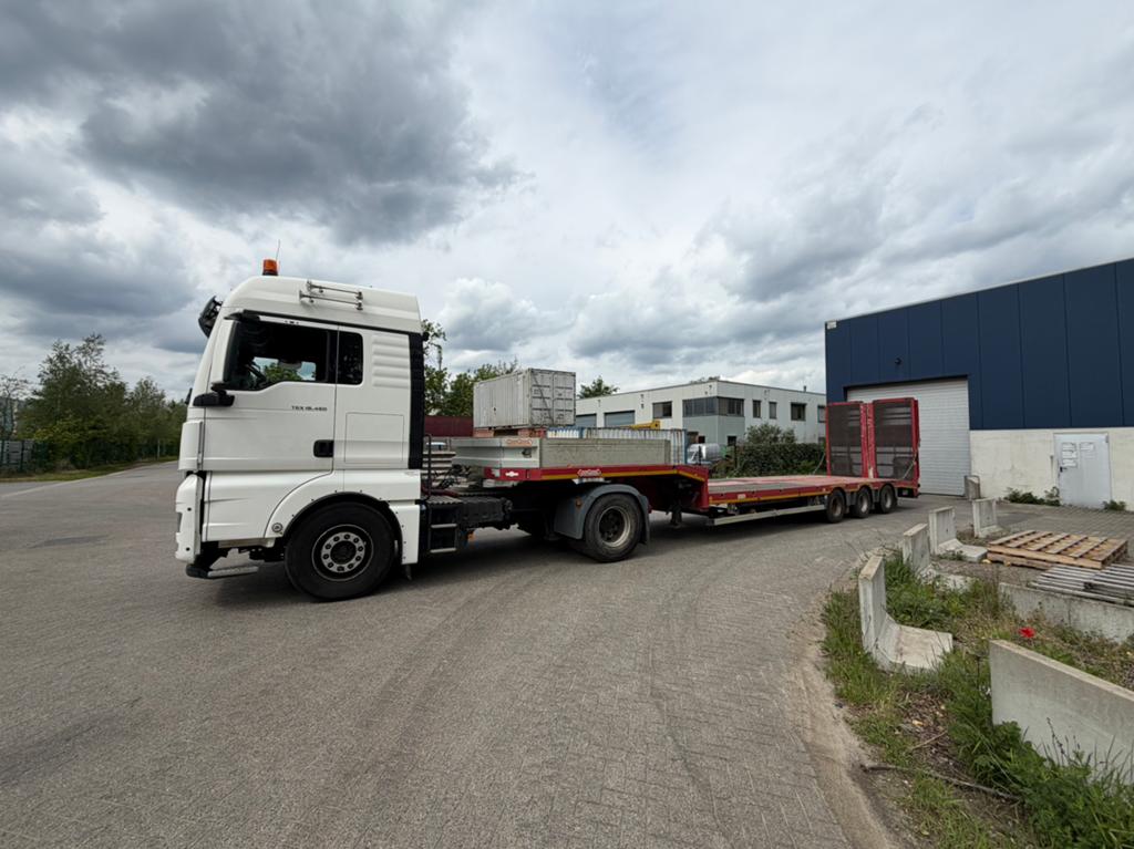 Man tgx 18.480 met nooteboom dieplader, Automaat, Euro 6, MAN, Bedrijf