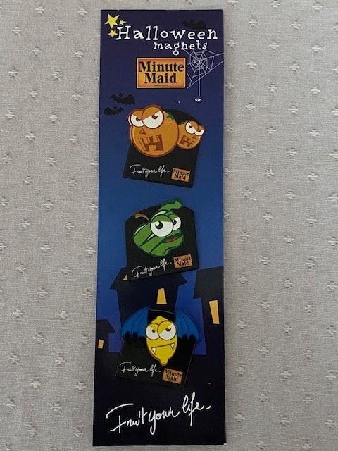 Lot de 3 aimants HALLOWEEN (Minute Maid), Enlèvement ou Envoi