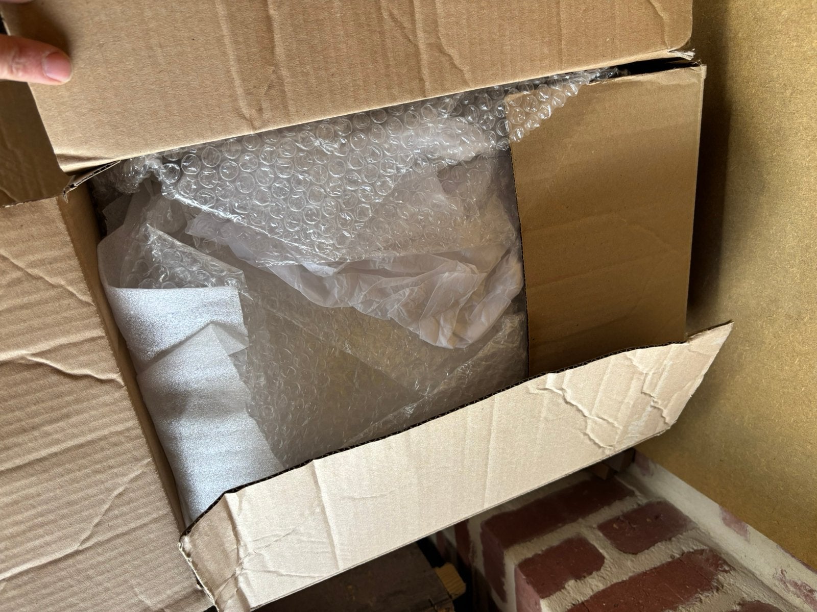 Papier bulles / protection, Enlèvement