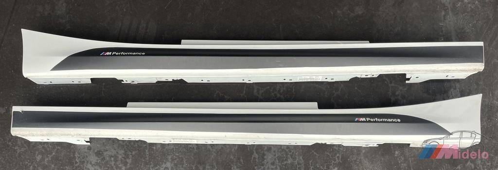 BMW F20 SIDESKIRTS M PERFORMANCE, Auto-onderdelen, Carrosserie, Bumper, BMW, Gebruikt, Ophalen of Verzenden