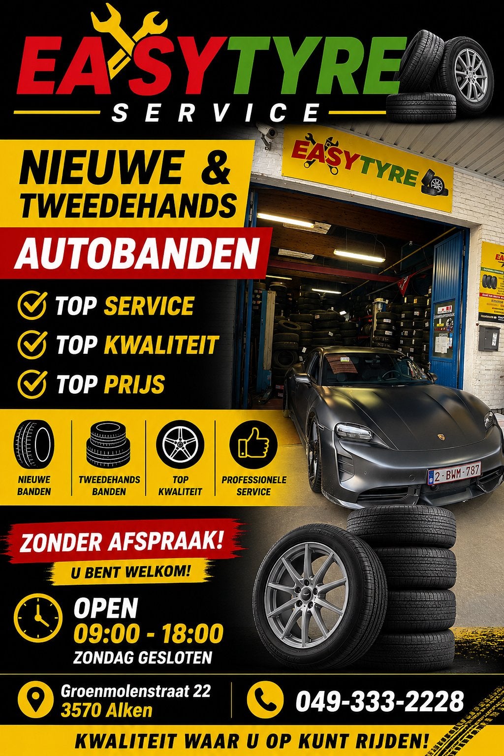 Nieuwe & tweedehands banden  Topkwaliteit banden, Enlèvement ou Envoi