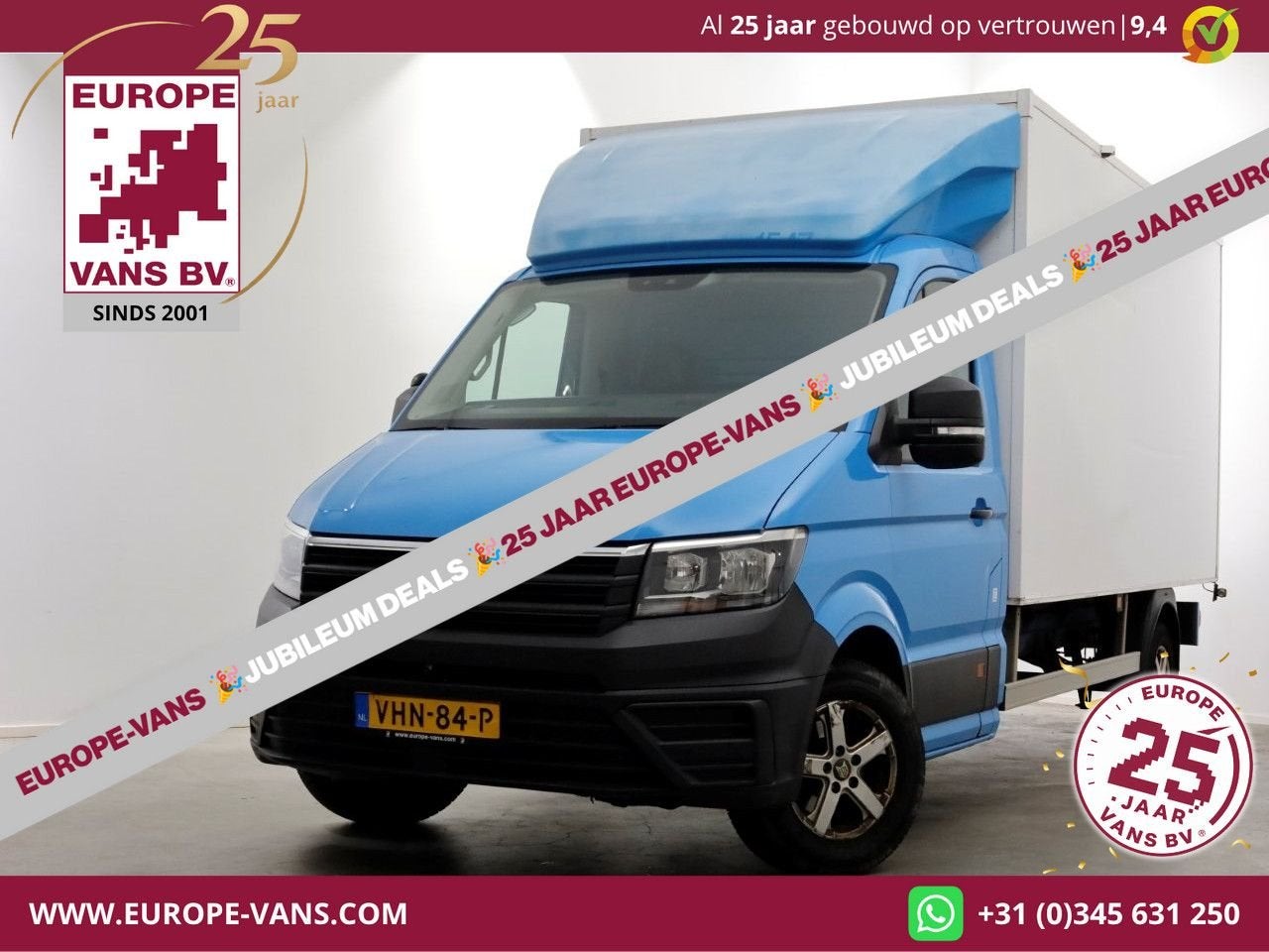 Volkswagen Crafter 35 2.0 TDI E6 Bakwagen met achterdeuren 2, Electronic Stability Program (ESP), Blauw, Bedrijf, 277 g/km