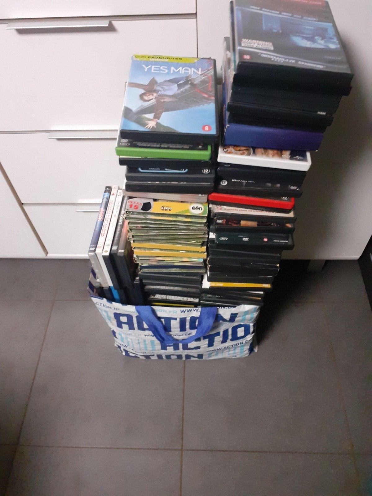 Meer dan 200 dvd's + 70kinderfilms, Cd's en Dvd's, Ophalen