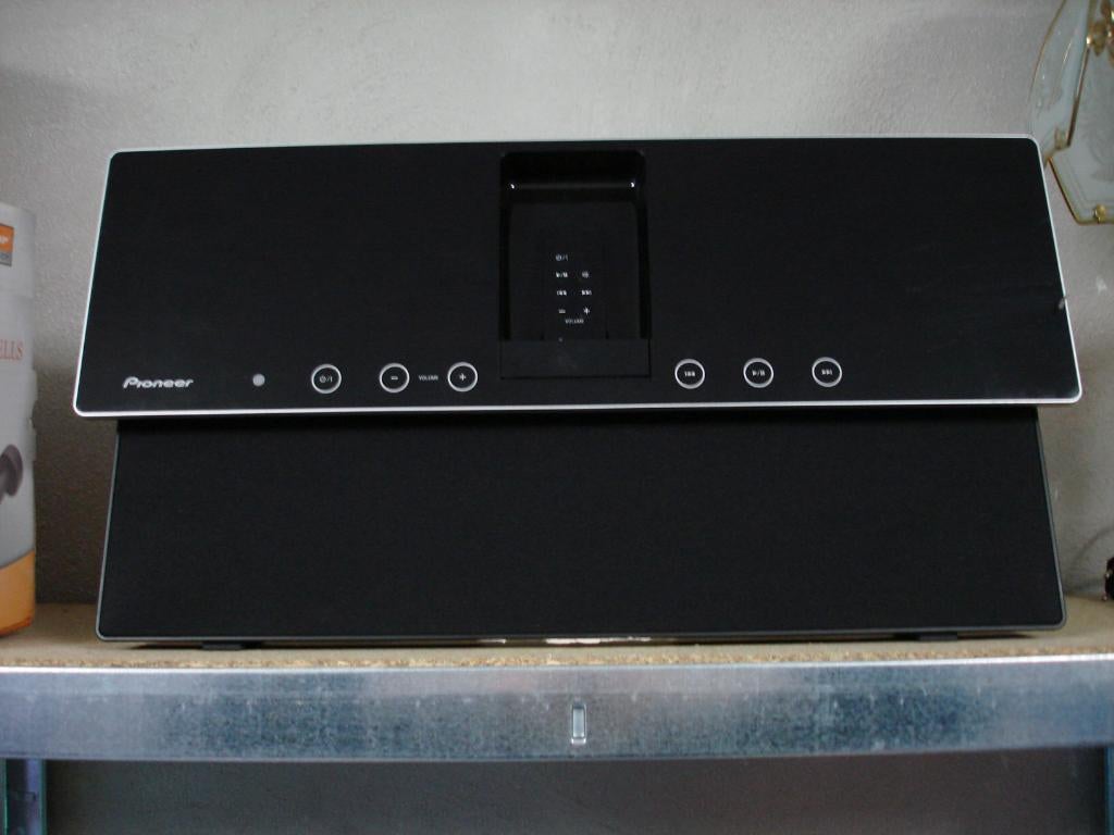 Pioneer versterker met docking station voor I pod., Ophalen of Verzenden, Gebruikt, Speaker, Mini