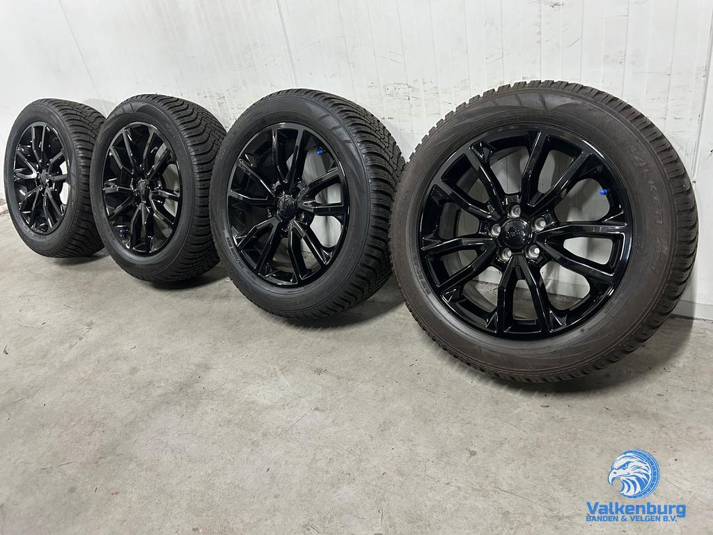 9-10mm! Originele Jeep Compass Renagade 18 inch zwarte velge, Auto-onderdelen, Banden en Velgen, 18 inch, Gebruikt, -, -
