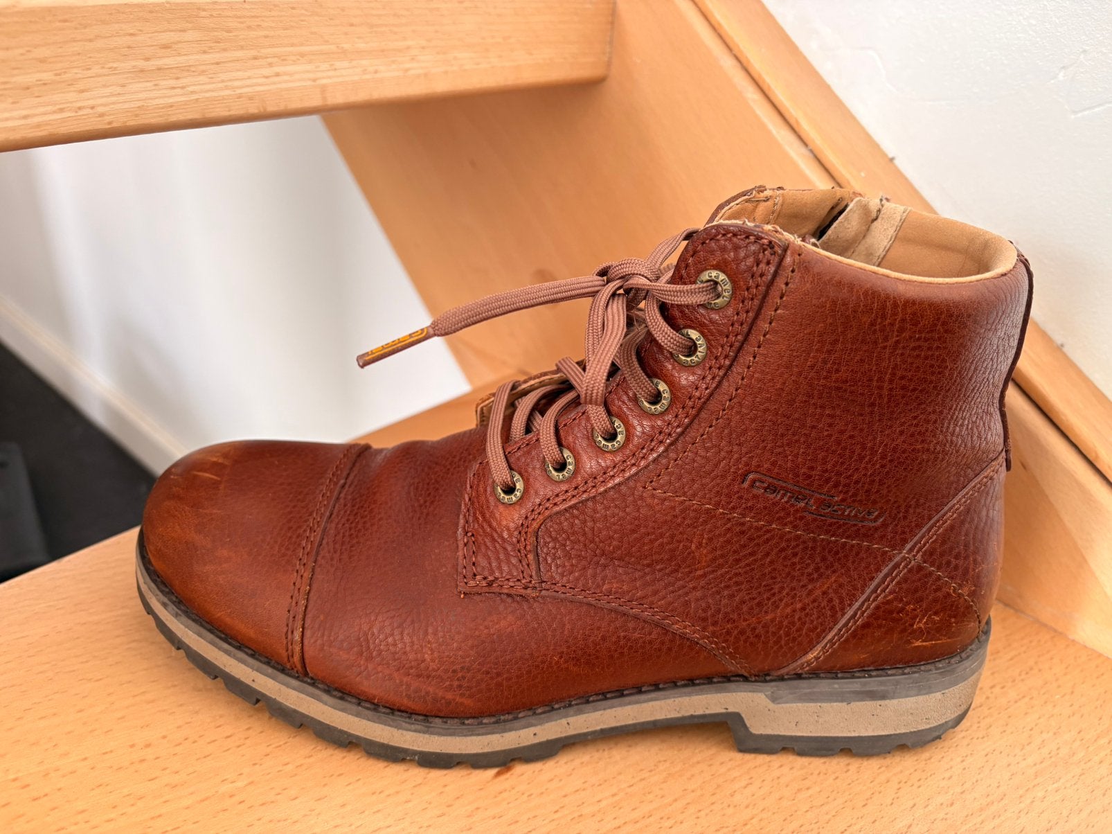 Bottine - Chaussure - Camel Active Adventure Homme, Enlèvement ou Envoi, Brun, Autres types, Porté