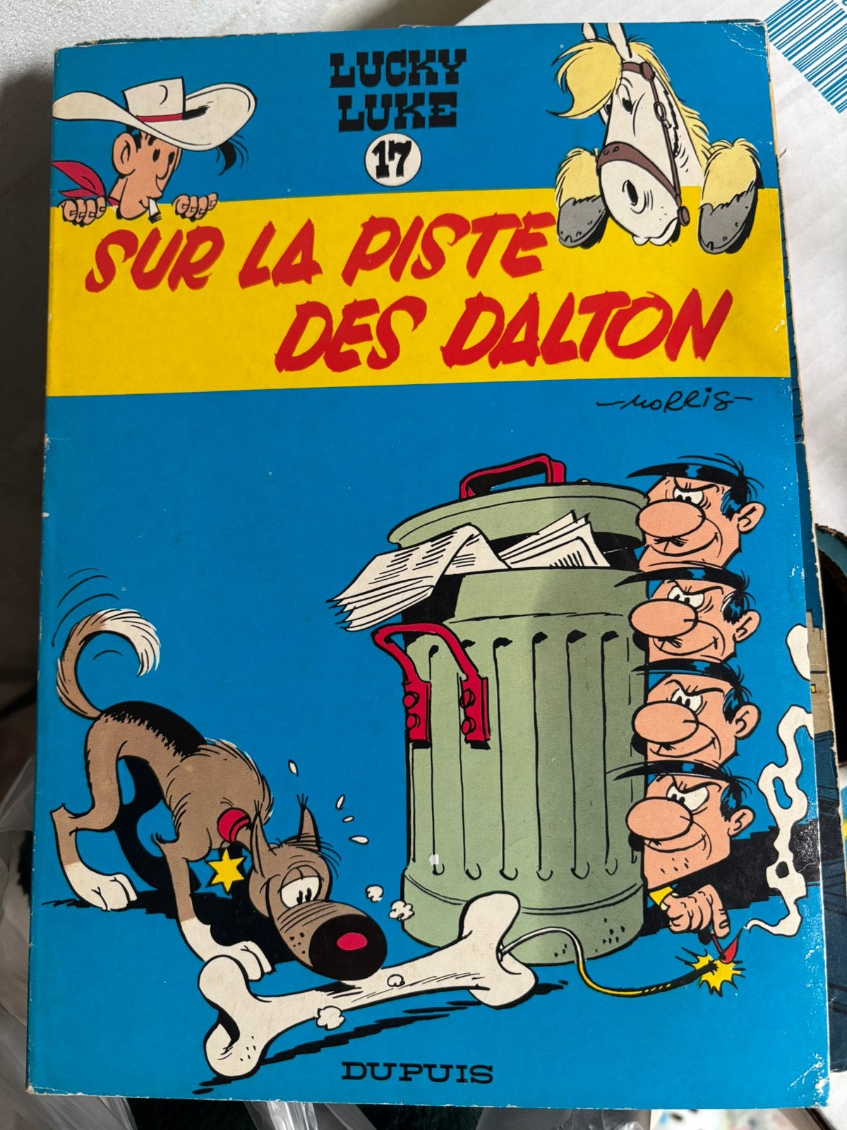 Lucky Luke 1977, Eén stripboek, Ophalen, Gelezen
