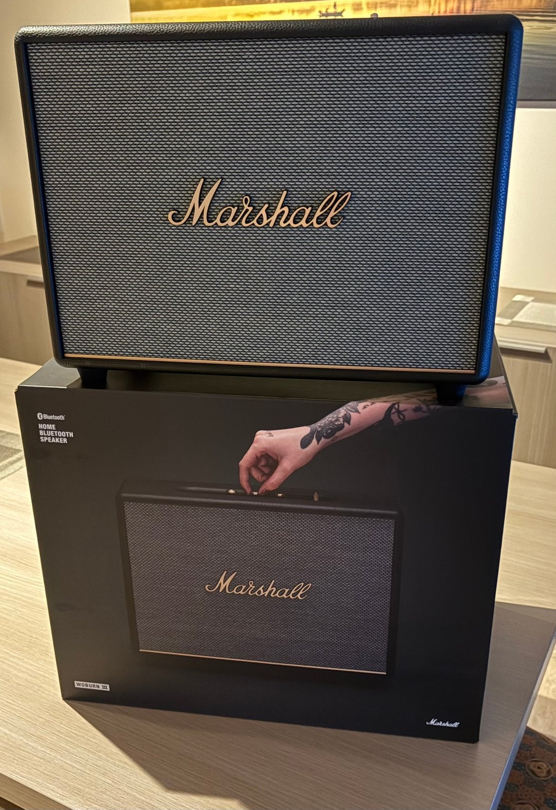 MARSHALL WOBURN III BLUETOOTH SPEAKER, Musique & Instruments, Amplis | Basse & Guitare, Enlèvement ou Envoi, Comme neuf