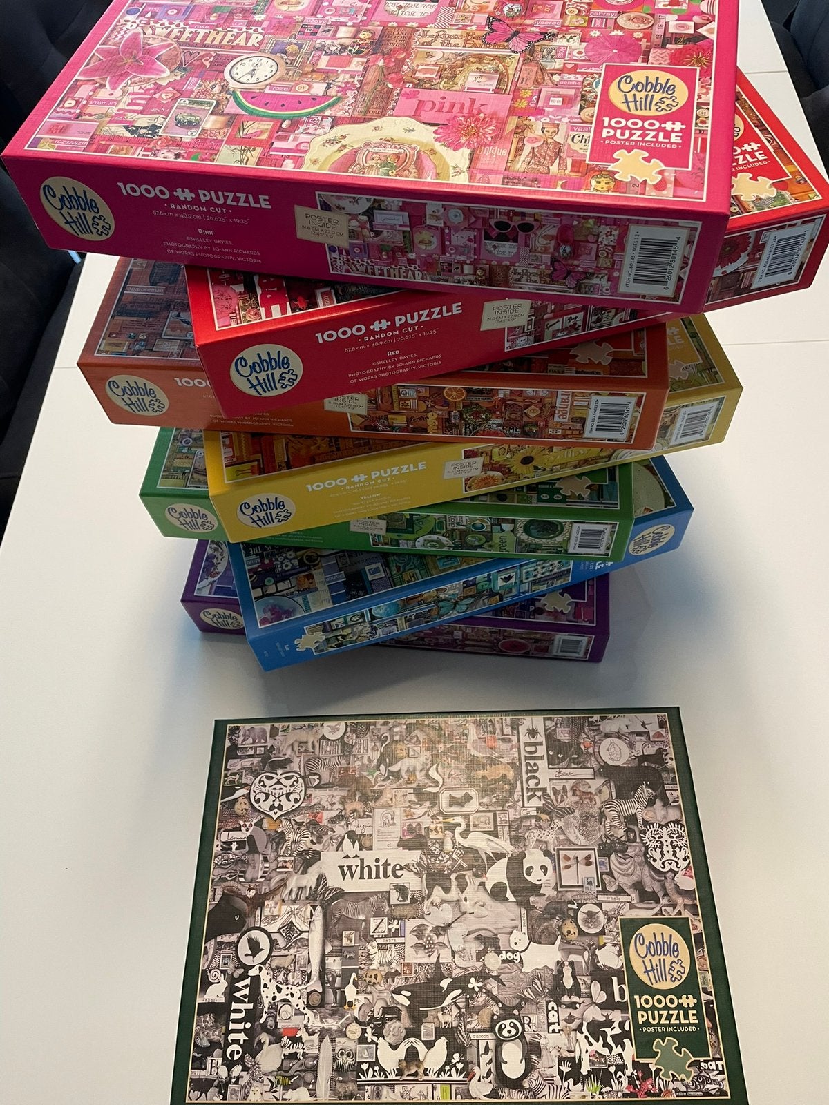 Cobble Hill Rainbow Project!! 7 puzzels + 1 GRATIS!, Enlèvement ou Envoi, Comme neuf