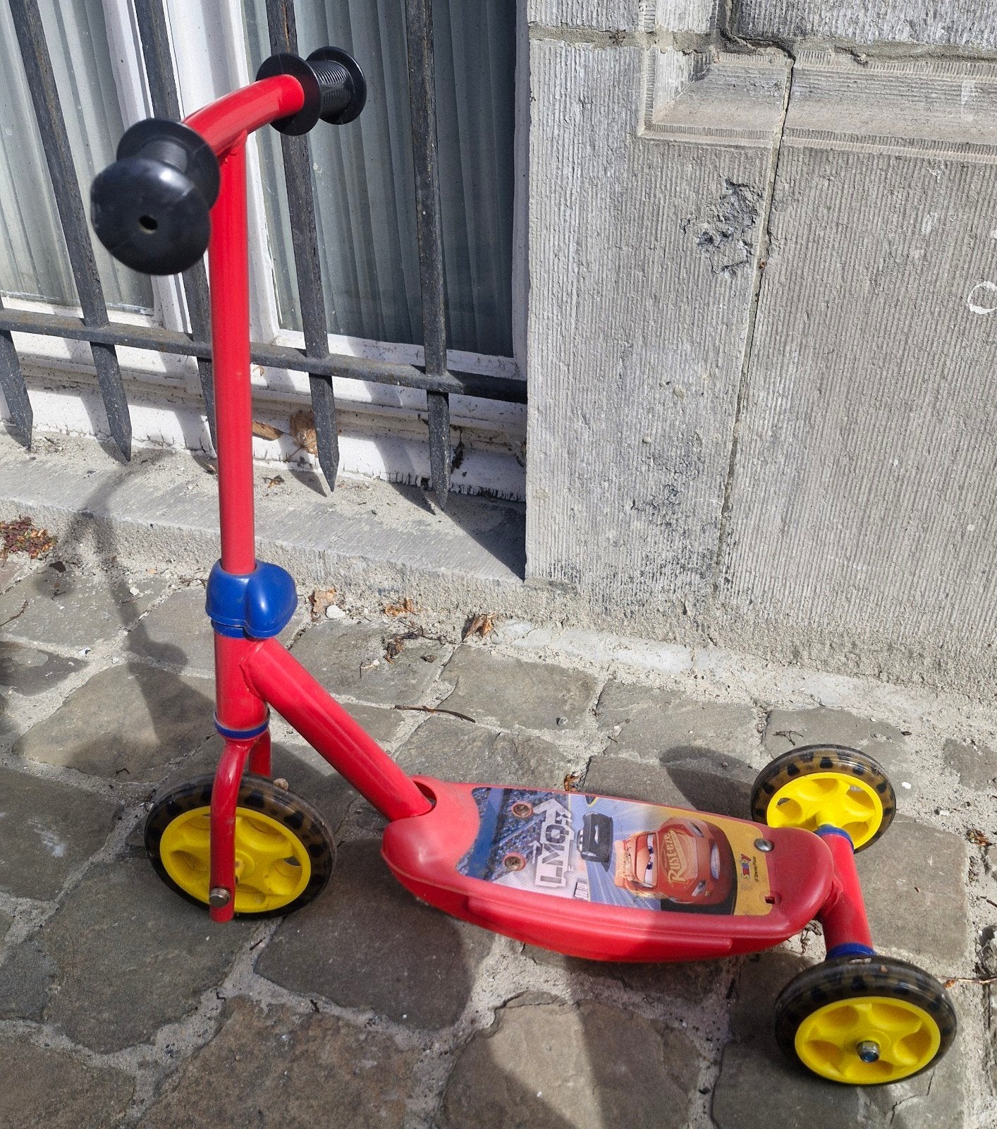 Step Driewiel Disney Cars, Fietsen en Brommers, Steps, Ophalen, Gebruikt, Gewone step, Disney