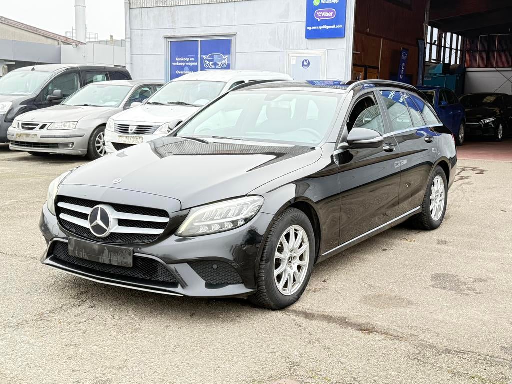 Mercedes C200d Automaat 2018 110kw, Auto's, Automaat, 4 cilinders, Zwart, Bedrijf