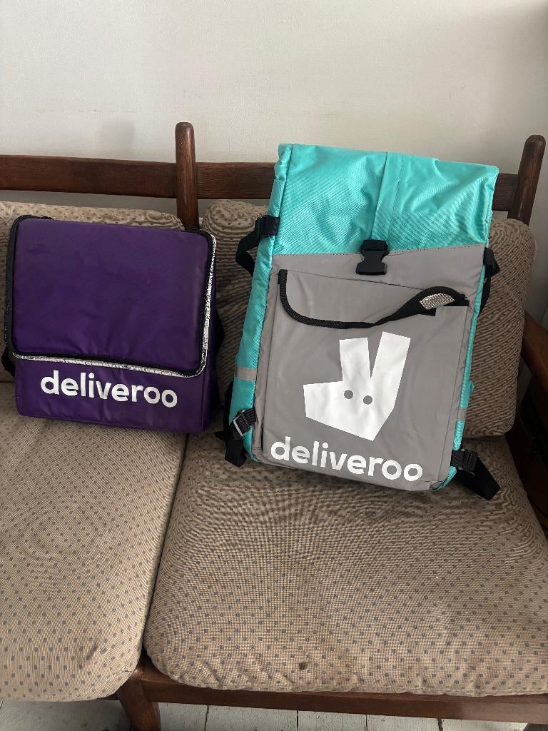 Deliveroo zak paar keer gebruikt, Ophalen