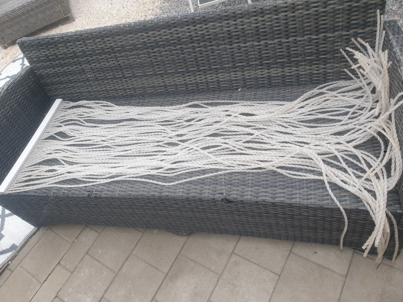 Deurgordijn, Ophalen, Kunststof, Gebruikt, Minder dan 80 cm