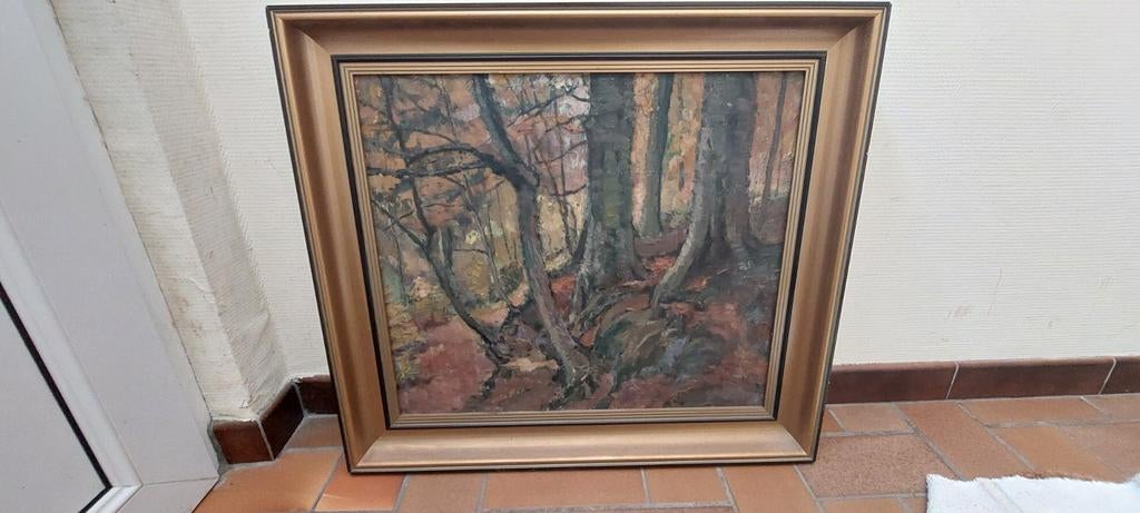 Bois forêt non signé, Antiquités & Art, Art | Peinture | Classique, Enlèvement