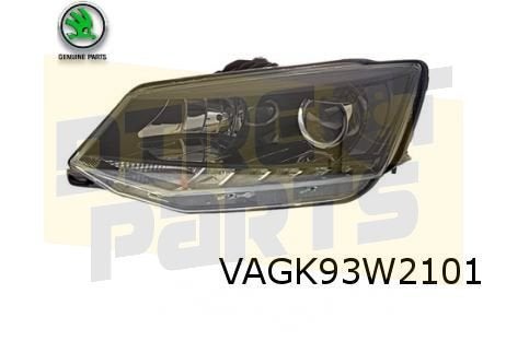 Skoda Fabia (8/21-) Koplamp Links (bi-LED) Origineel! 6VB941, -, Verzenden, -, Nieuw