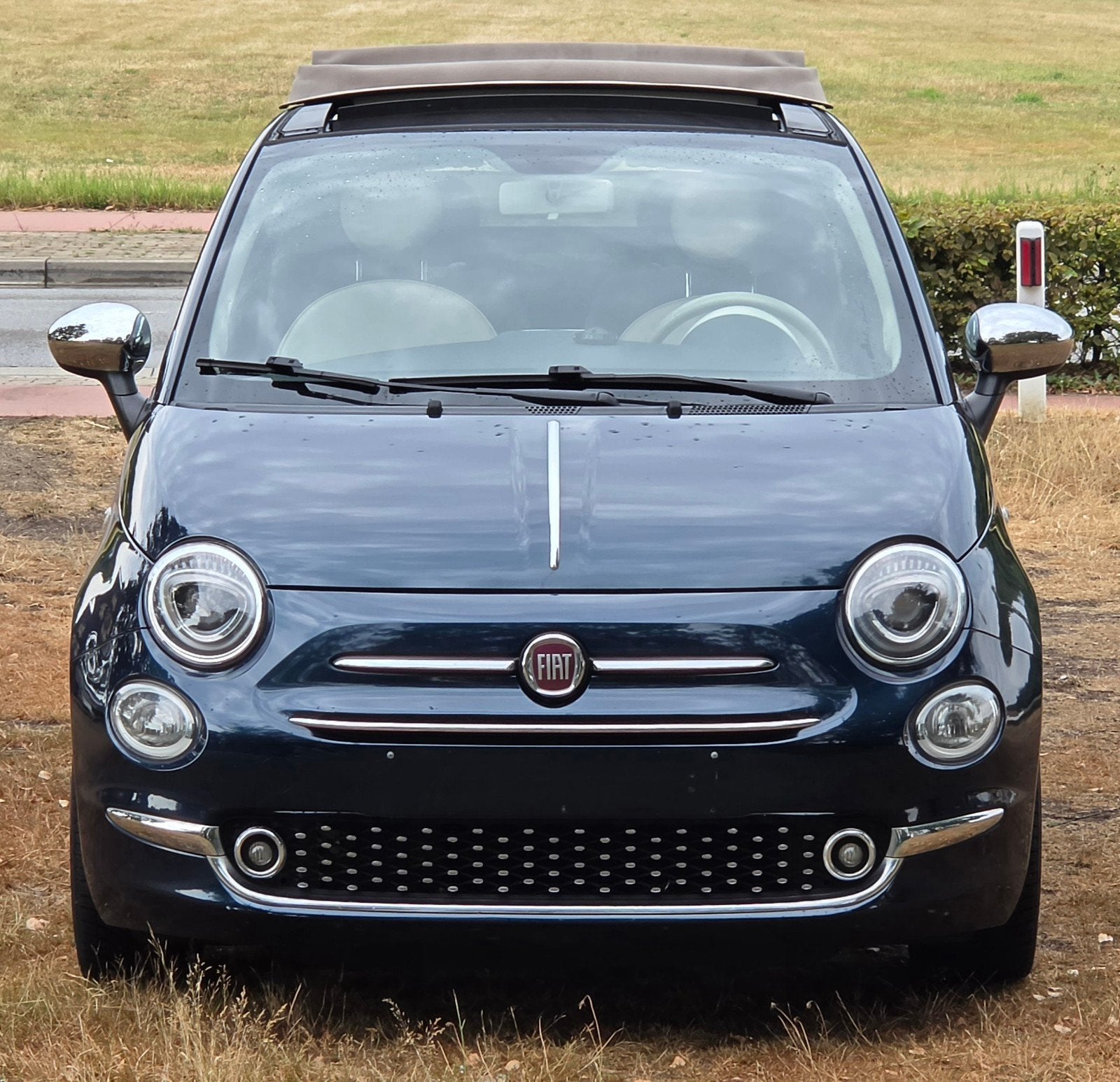fıat 500 cabrıo1.2 benzıne bj 2017 euro6b blanco gekeurd, Auto's, Particulier, Te koop