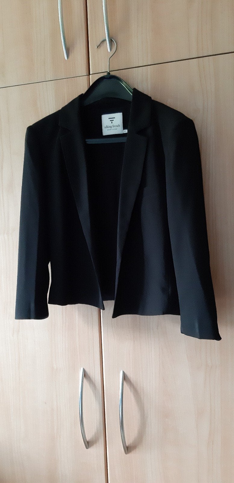 Kort zwart blazervestje Talking French maat 40, Kleding | Dames, Ophalen