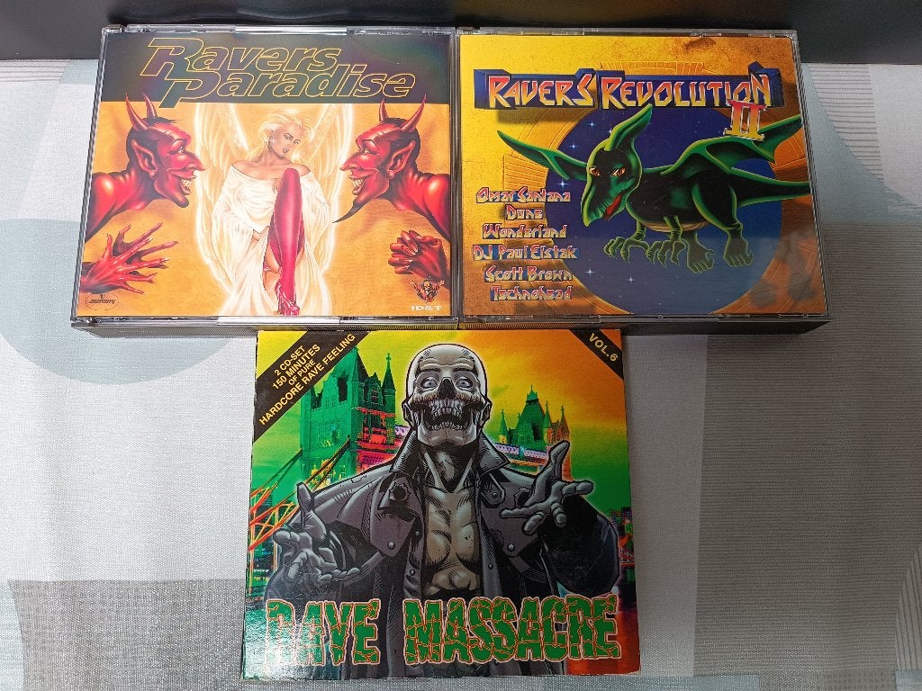 Ravers Paradise ID&T - Rave Massacre - Hardcore - Gabber, Enlèvement ou Envoi, Utilisé, Hardcore, Compilation