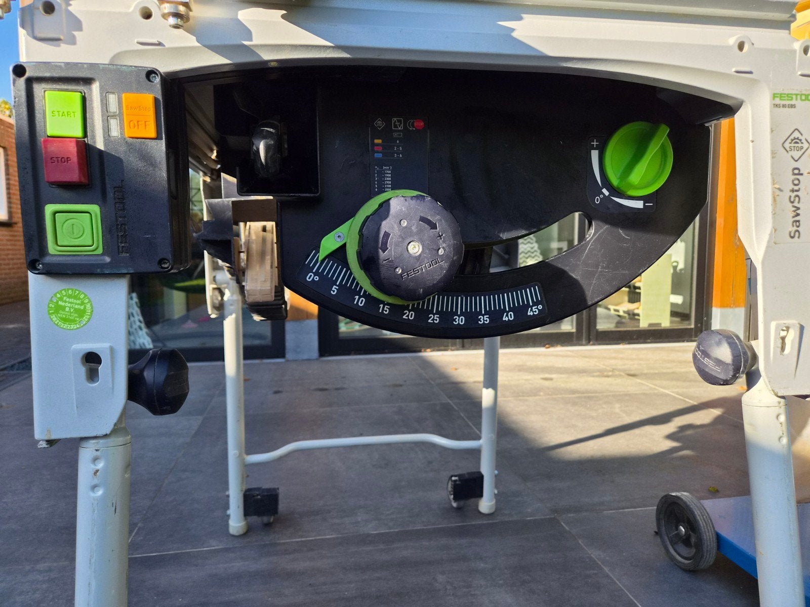 Festool TKS80EBS tafelcirkelzaag 254mm met Saw Stop, Doe-het-zelf en Bouw, Ophalen