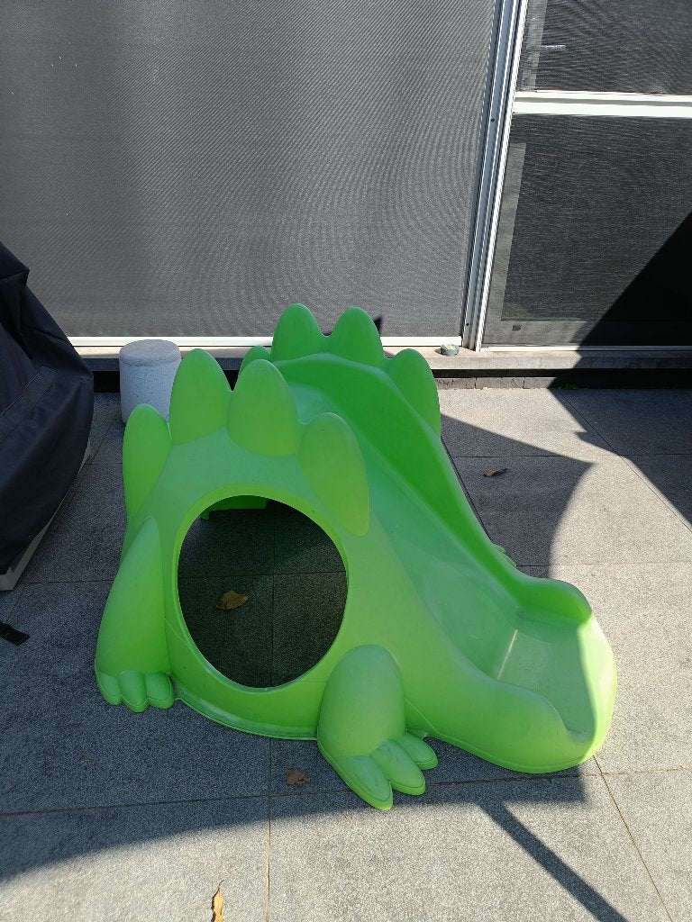 Dino glijbaantje, Ophalen, Gebruikt, Glijbaan