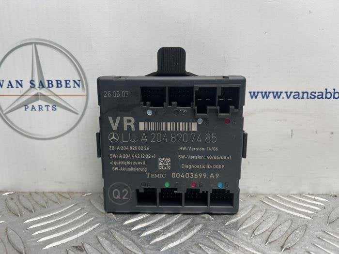 Module verrouillage central des portes d'un Mercedes C-Klass, -, 3 mois de garantie, Utilisé, -