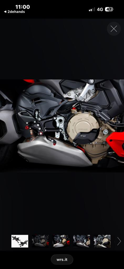 Ducati Streetfighter V4/S Bonamici voetsteunen., Ophalen, Nieuw