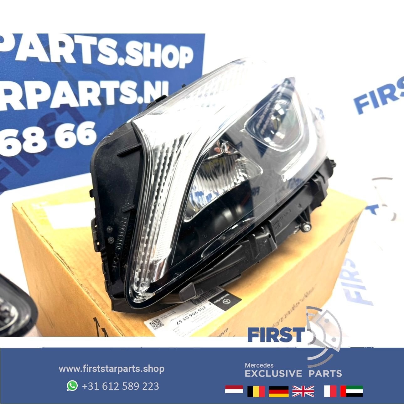W176 FACELIFT LED KOPLAMP LINKS A45 AMG Mercedes A Klasse Hi, Utilisé, -, -, Enlèvement ou Envoi