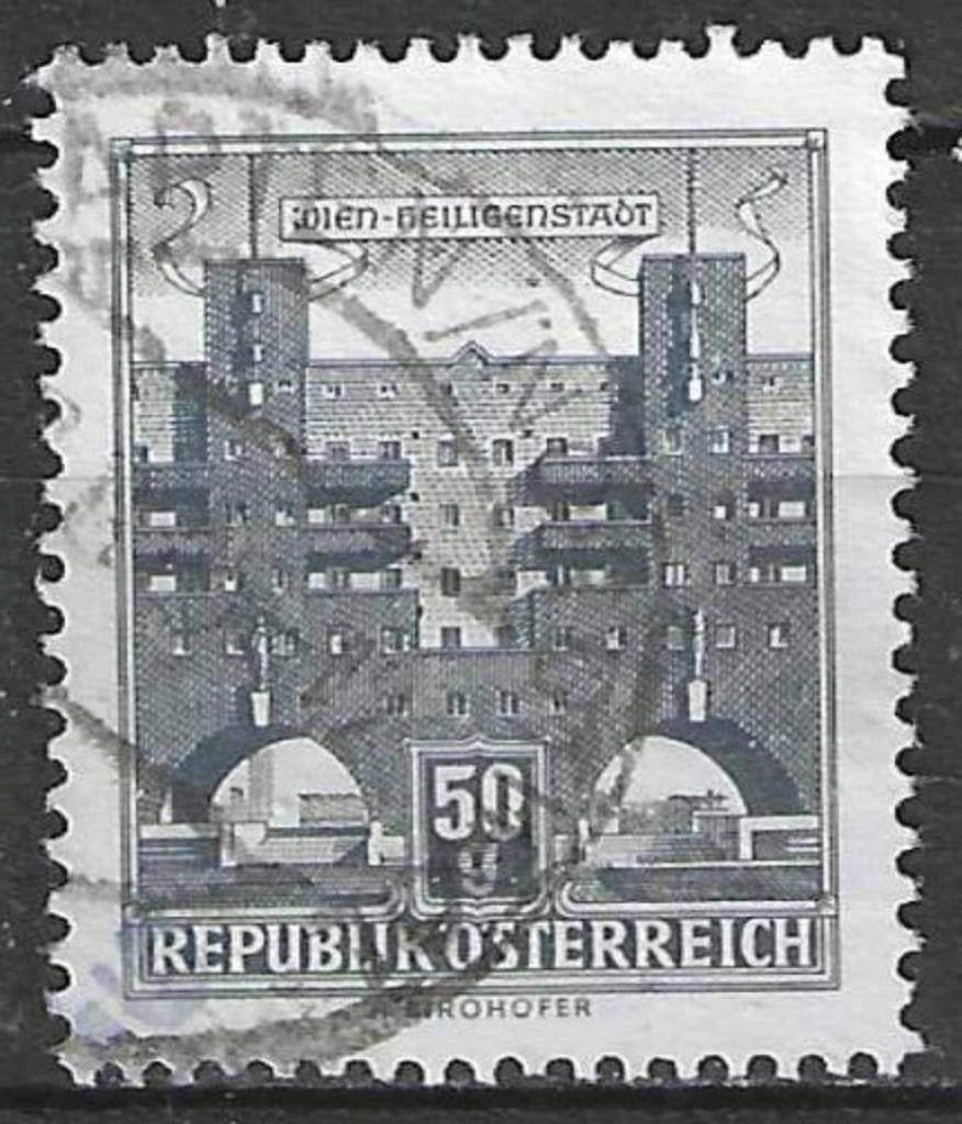 Autriche 1957/1965 - Yvert 869AB - Monument ou édifice (ST), Timbres & Monnaies, Timbres | Europe | Autriche, Envoi, Affranchi