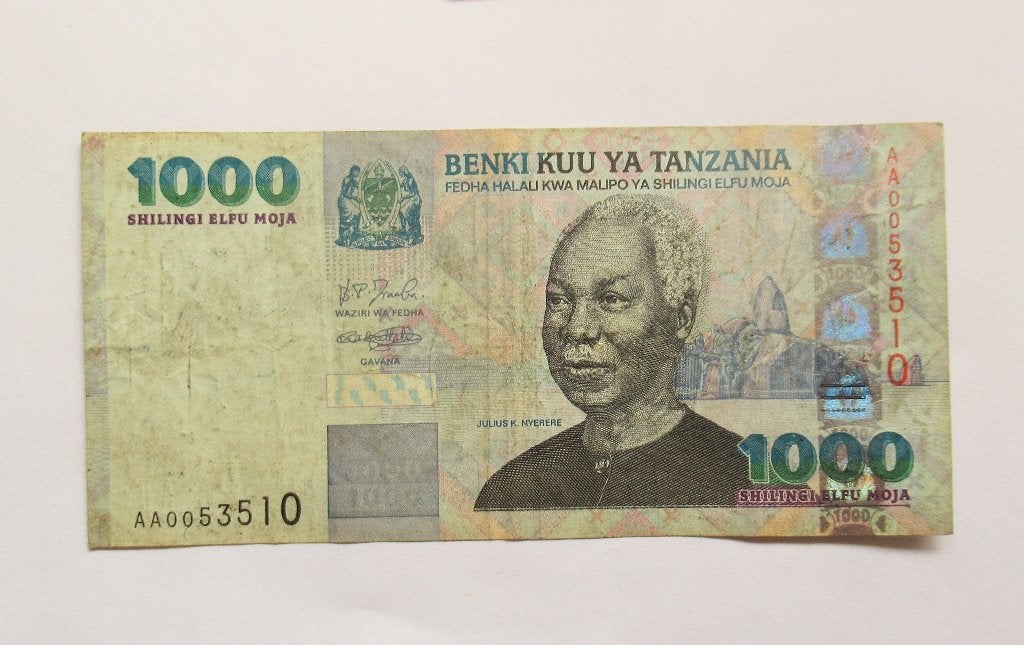 Tanzania 1000 Shilingi 2006, Timbres & Monnaies, Envoi, Tanzanie
