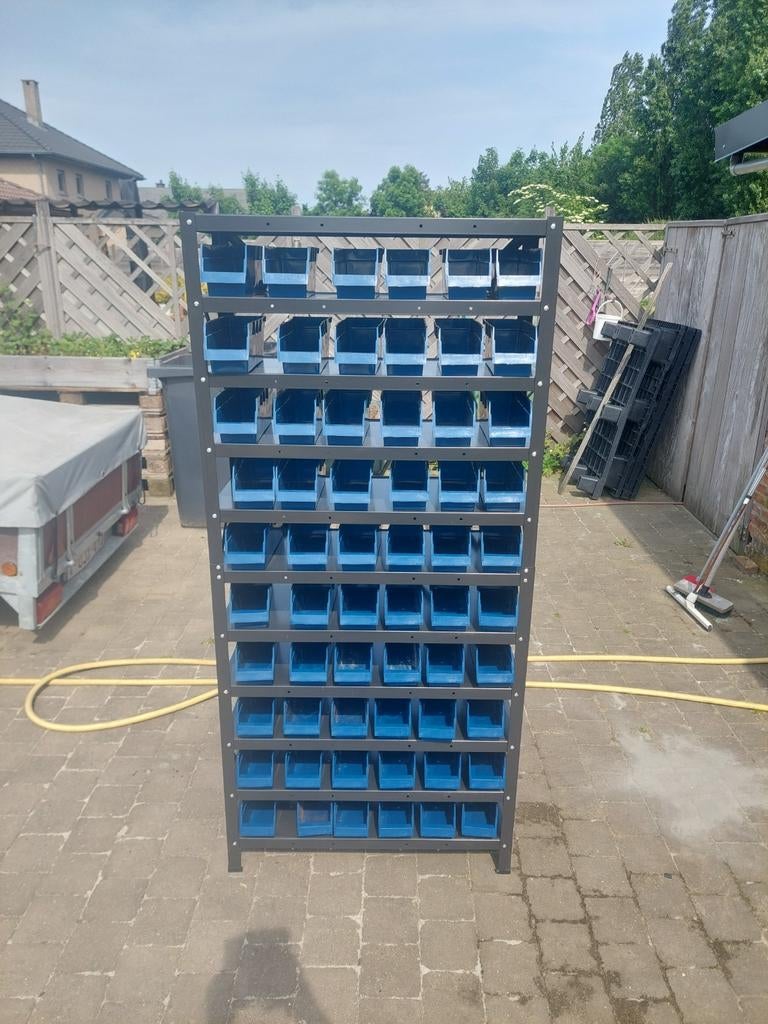 Opbergsysteem bakkenkast x2, Ophalen, Bak of Kist, 75 tot 100 cm, Zo goed als nieuw