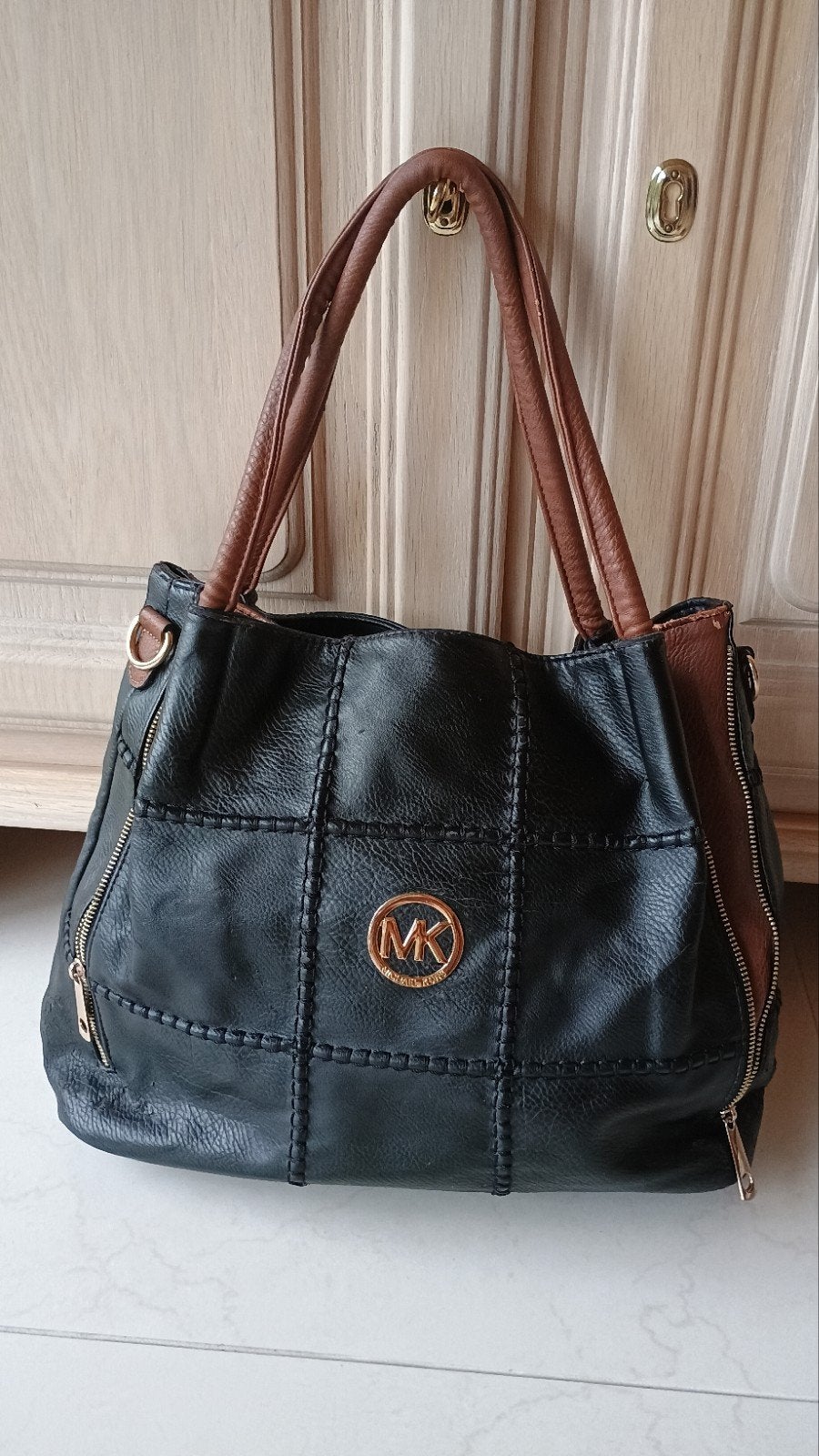 handtas Michael Kors, Handtassen en Accessoires, Tassen | Damestassen, Ophalen, Gebruikt, Bruin, Handtas