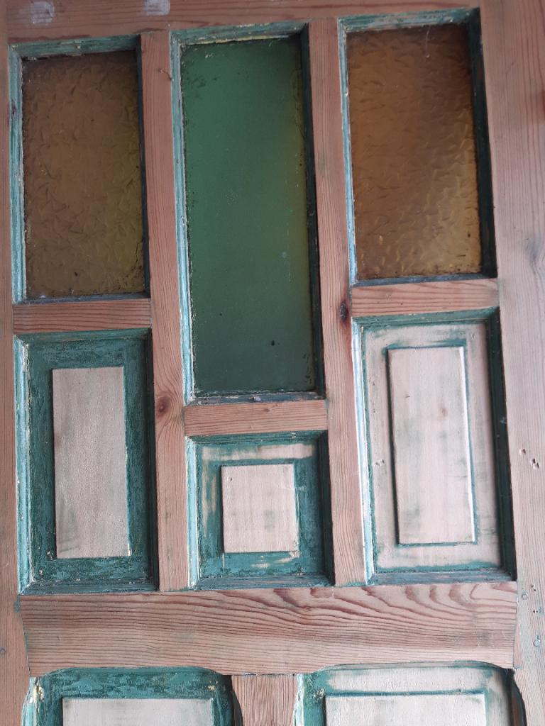 Oude deur, Enlèvement, Verre, Porte intérieure