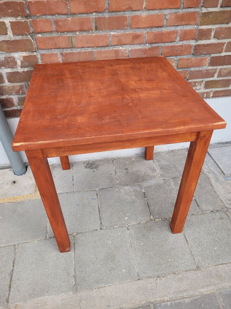 Buiten tafel, Ophalen, Gebruikt, Vierkant, Hout