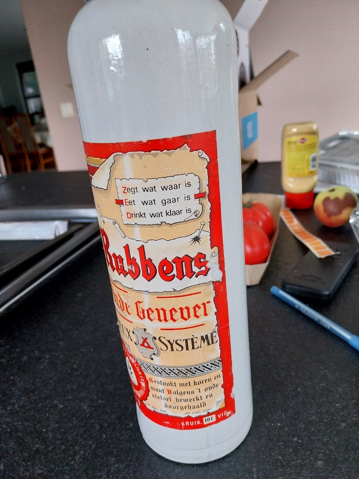 Vintage Rubbens Oude Jeneverkruik – Vieux Système (Decoratie, Verzamelen, Ophalen