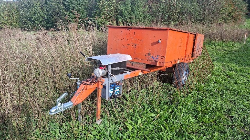 Aanhanger kipper minitractor, Enlèvement, Utilisé