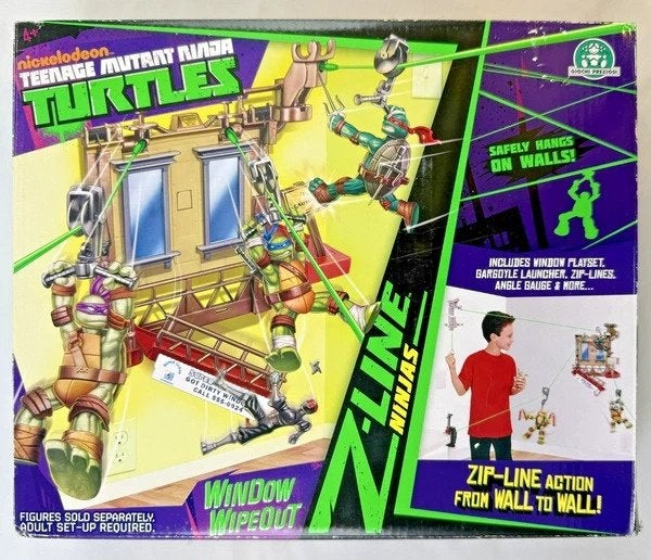 Fenêtre de Teenage Mutant Ninja Turtles Z-Line Ninjas, Envoi, Comme neuf