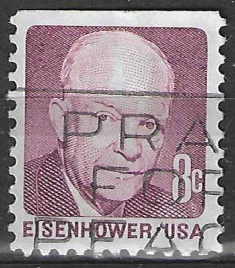 USA 1971 - Yvert 922a - Dwight David Eisenhower (ST), Verzenden, Gestempeld