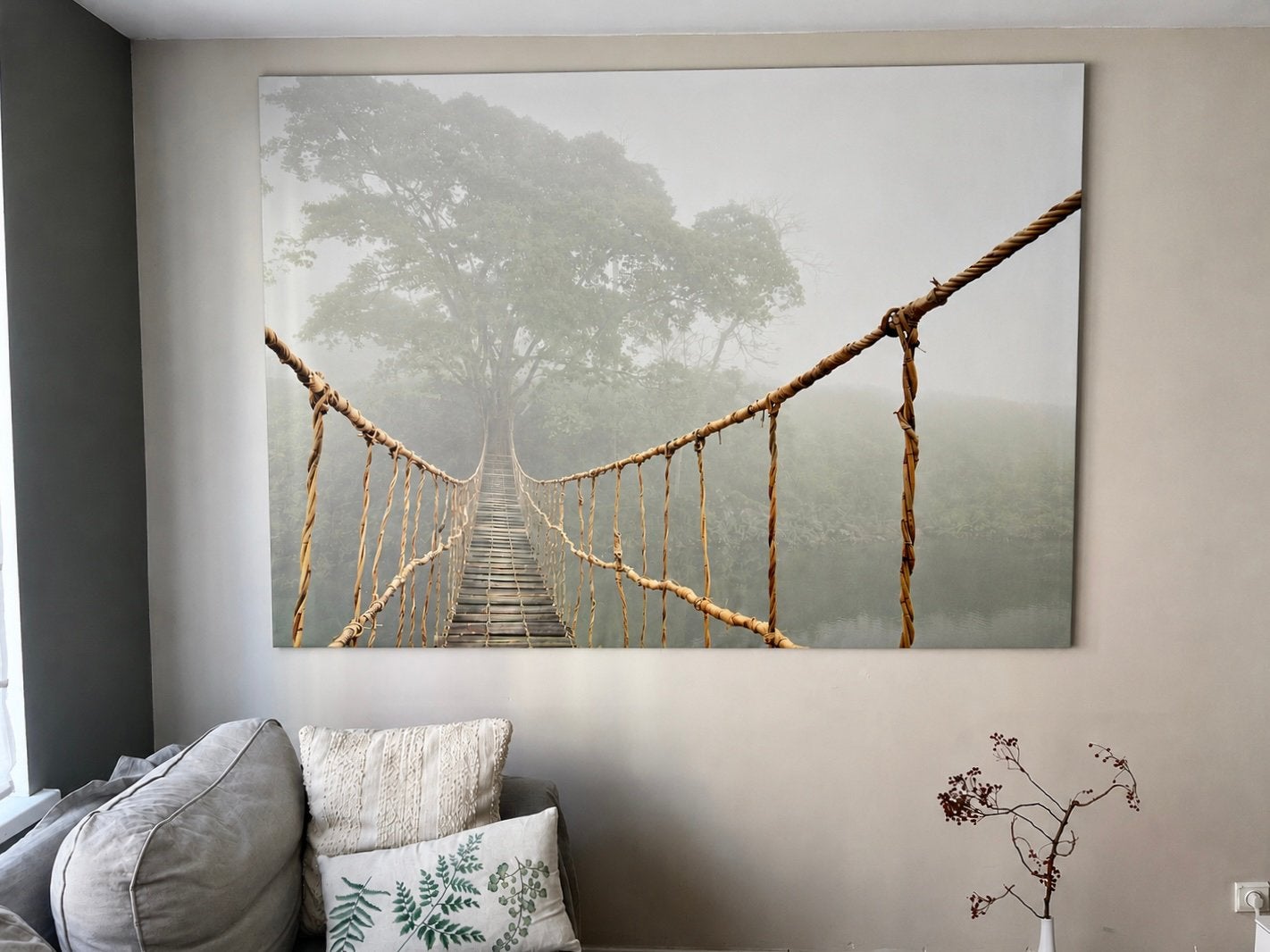 Grote canvas van IKEA  (200 cm*140 cm), Ophalen, Zo goed als nieuw