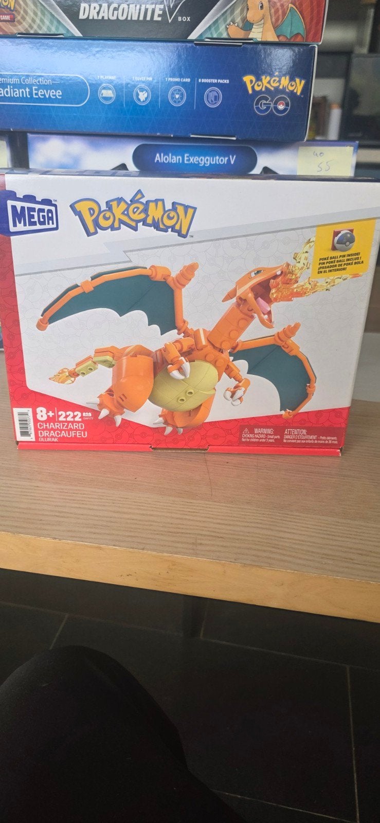 pokemon charizard mega block, Hobby & Loisirs créatifs, Enlèvement, Neuf, Autres types, Foil