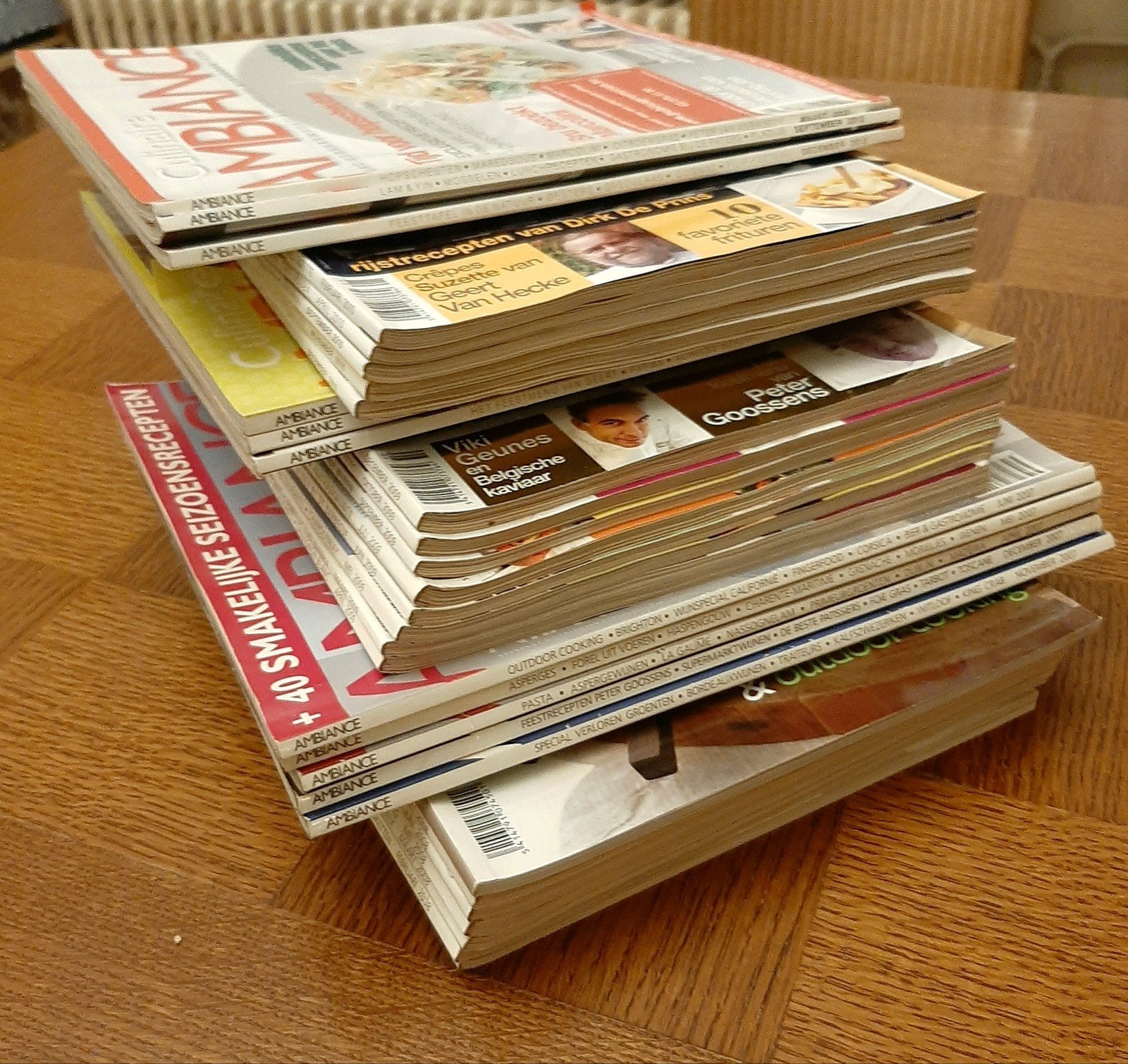 "Culinaire Ambiance" tijdschriften (30 exemplaren), Boeken, Ophalen, Gelezen, Overige typen