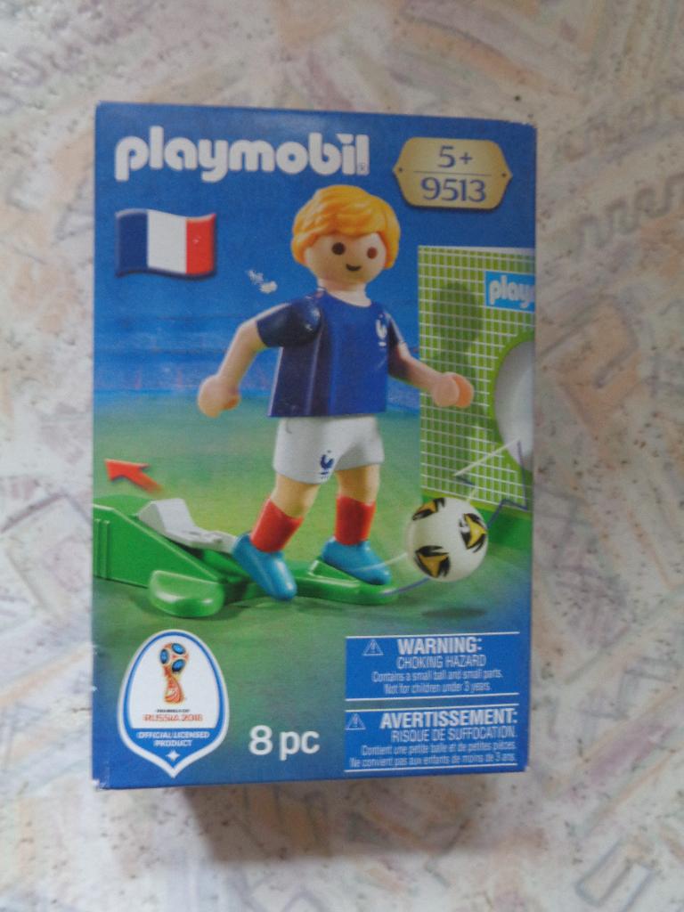 PLAYMOBIL Nationale voetbalspeler Frankrijk - 9513, Ophalen of Verzenden, Nieuw