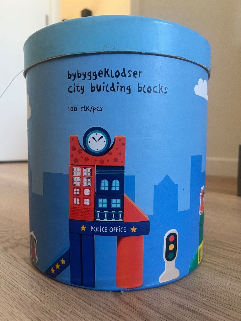 Houten blokkenset, Enfants & Bébés, Jouets | Blocs de construction, Enlèvement, Comme neuf, Autres marques