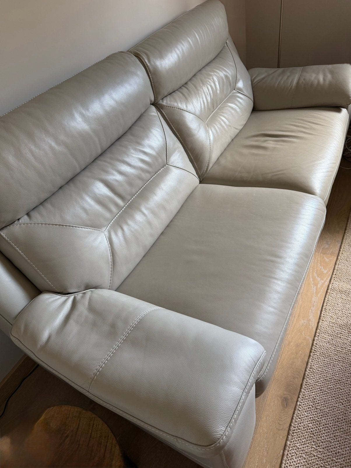Grand canape 2 place cuir, Maison & Meubles, Canapés | Salons, 75 à 100 cm, Moins de 150 cm, Enlèvement, Utilisé