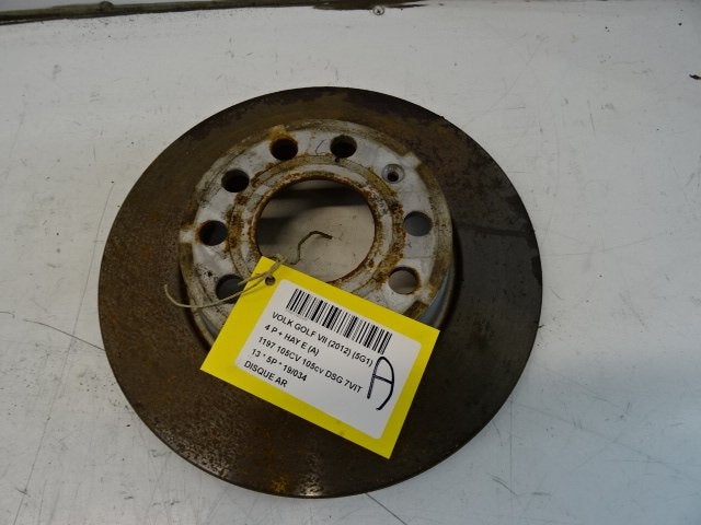 FREIN DISQUE ARRIÈRE Volkswagen Golf VII (AUA), Utilisé, Volkswagen