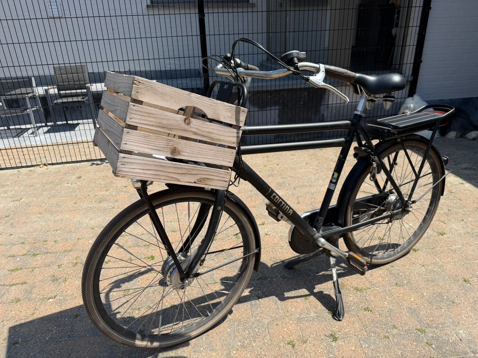 Elektrische herenfiets Cortina, Fietsen en Brommers, Elektrische fietsen, Gebruikt, Cortina, Ophalen