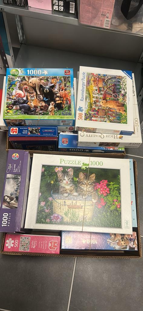 22 puzzels, Hobby en Vrije tijd, Ophalen, Gebruikt