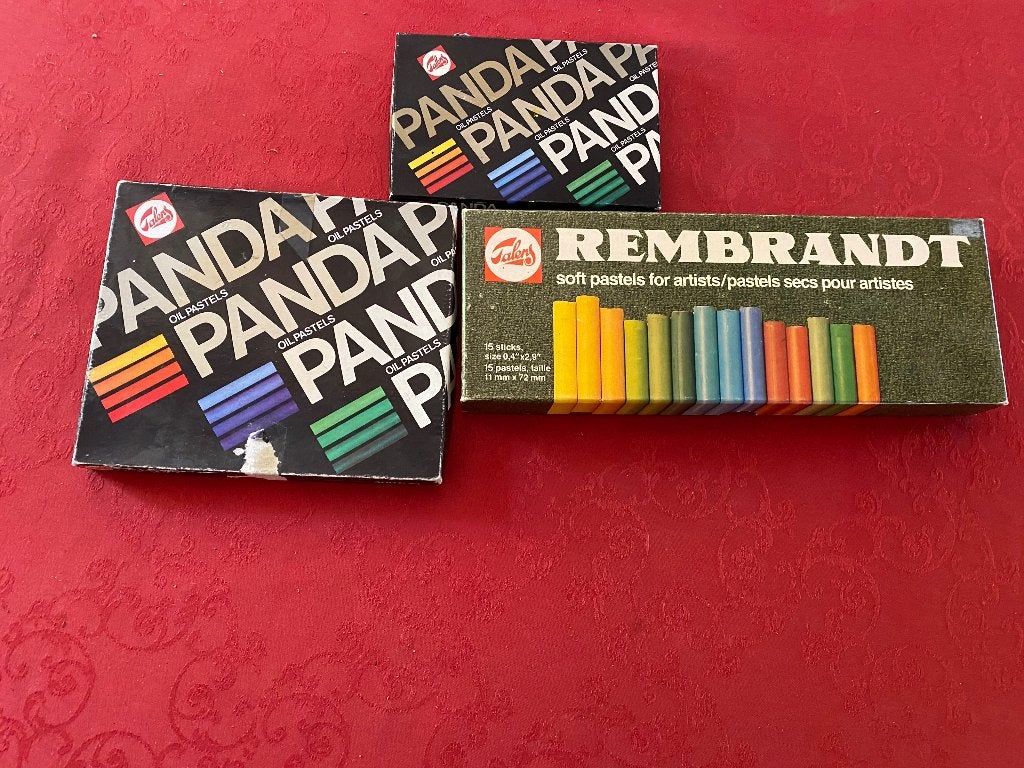 Lot de 3 boites de Pastels REMBRAND  différentes, Collections, Enlèvement ou Envoi, Utilisé, Ustensile