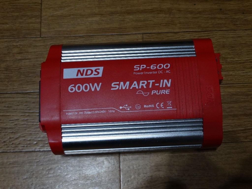 omvormer NDS SP-600 zuivere sinusomvormer, Ophalen, Zo goed als nieuw
