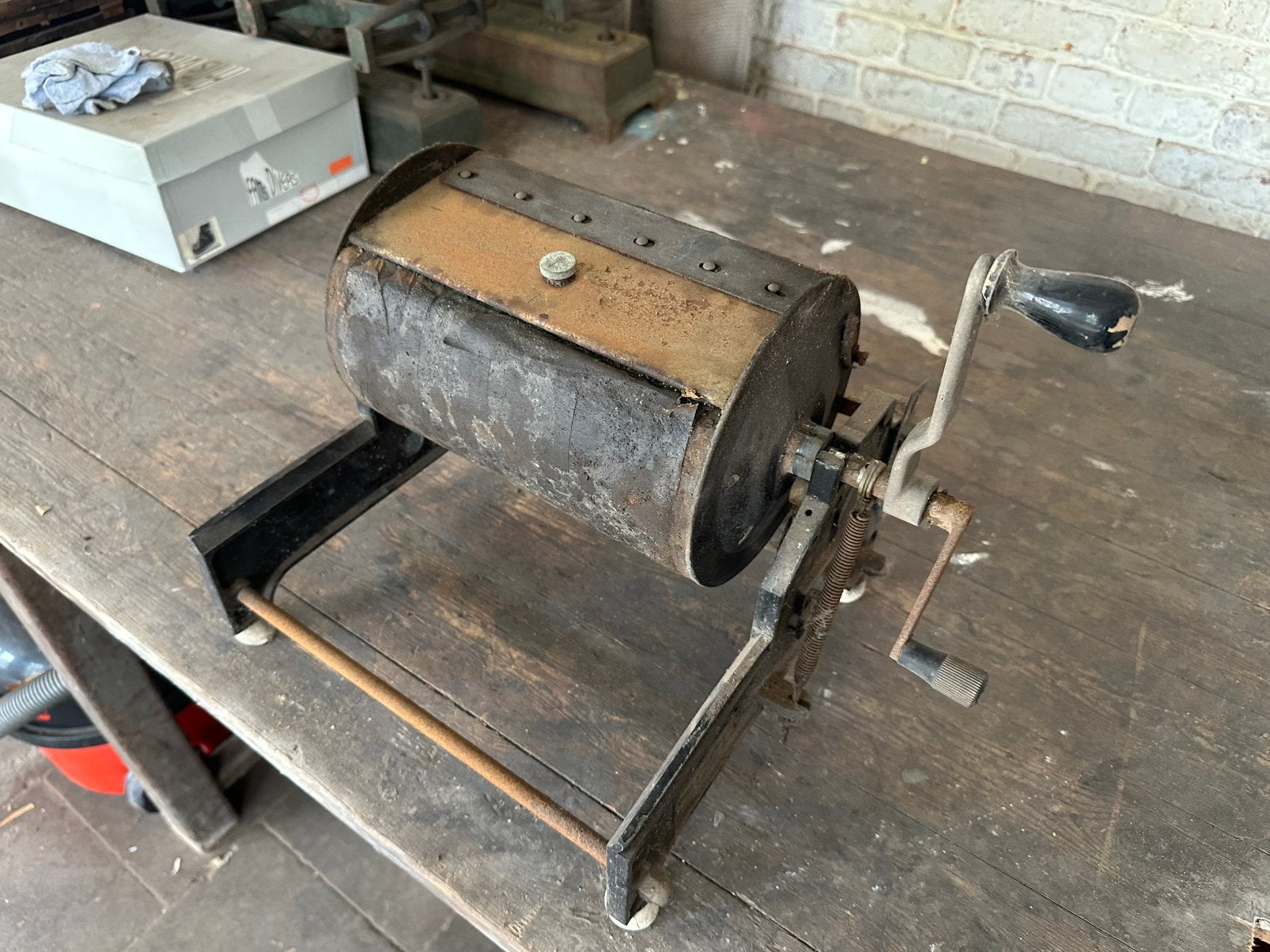 Oud stensel machine, Antiek en Kunst, Ophalen