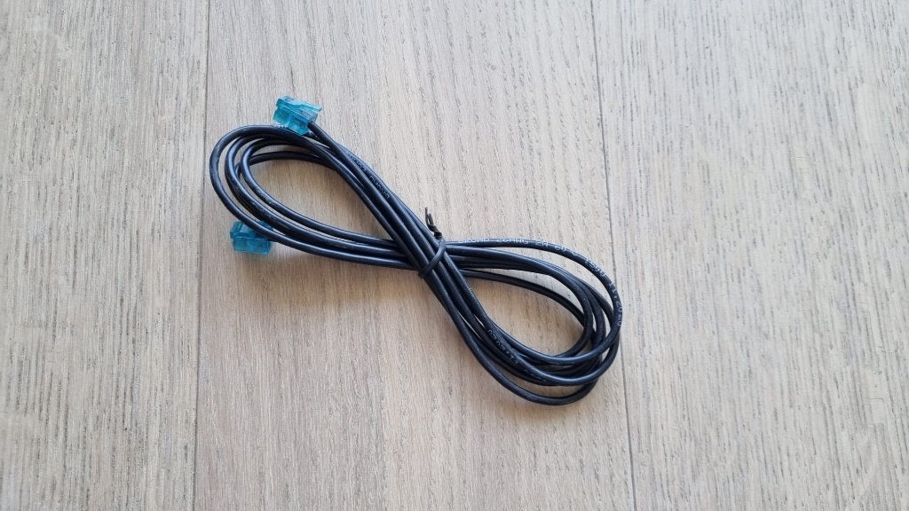 RJ11-telefoonkabel (H03VVH2-F), 2 meter lang, Computers en Software, Pc- en Netwerkkabels, Ophalen of Verzenden, Nieuw